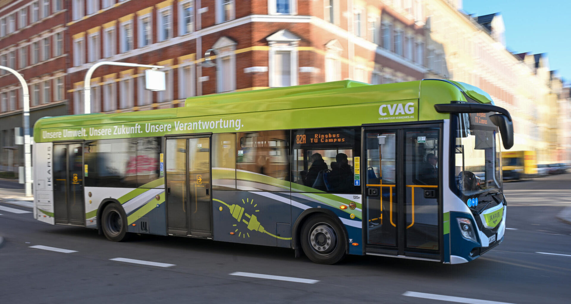 Wie der Elektrobus im Test den Winter meistert