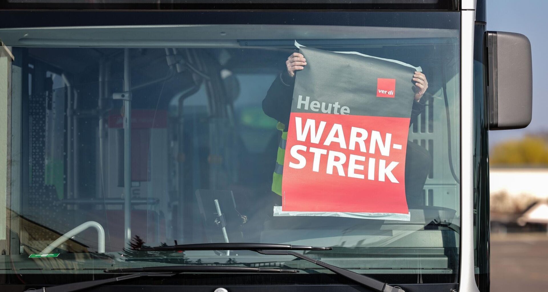 Hier steht am Montag der Nahverkehr still