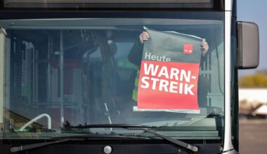 Hier steht am Montag der Nahverkehr still