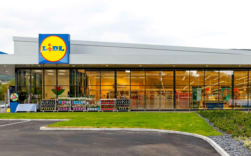Lidl eröffnet 19 Filialen in acht Wochen: Eine Lidl Filiale von Außen.