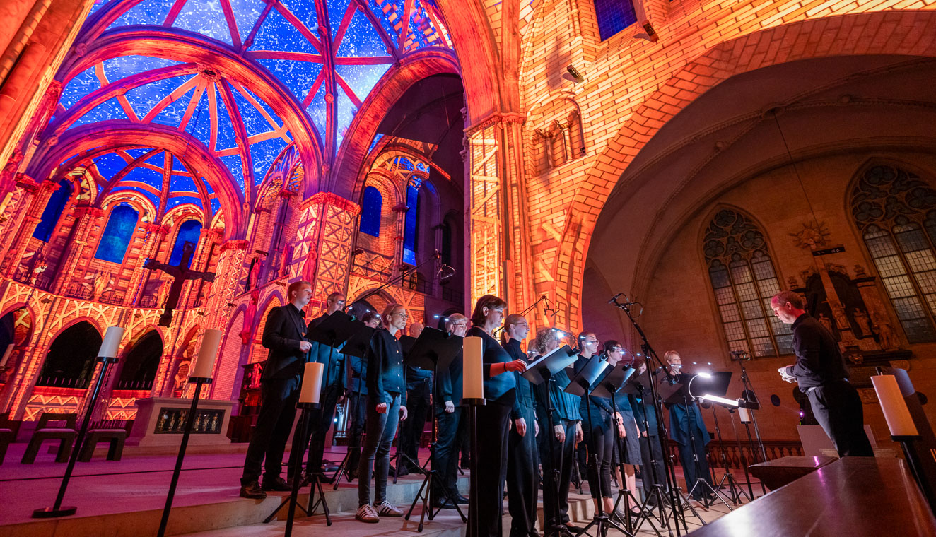 Dommusik Münster hat mehr als 200 "Luminiscence"-Shows live mitgestaltet
