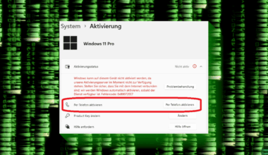 Microsoft bestätigt: Telefonische Windows-Aktivierung ist passé