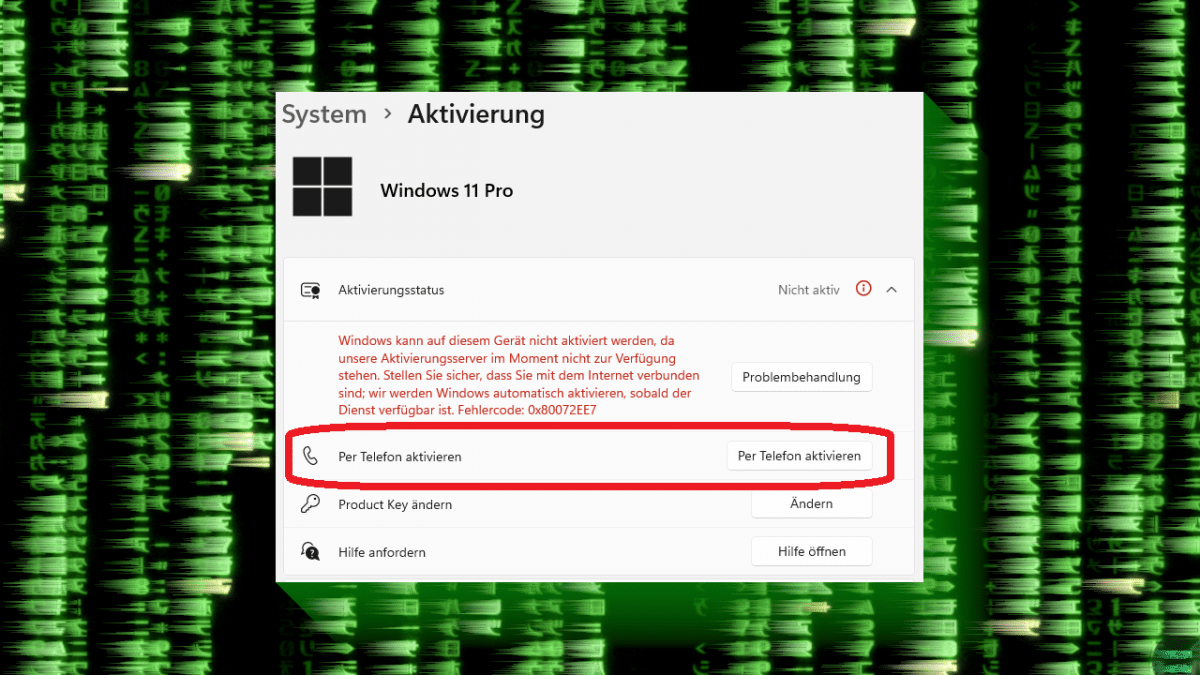 Microsoft bestätigt: Telefonische Windows-Aktivierung ist passé