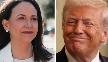 Venezolanische Oppositionspolitikerin: Machado hat Trump ihre Friedensnobelpreis-Medaille überreicht