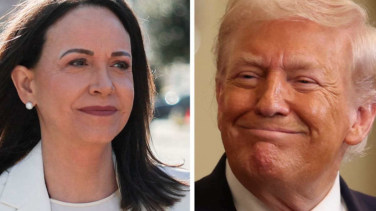 Venezolanische Oppositionspolitikerin: Machado hat Trump ihre Friedensnobelpreis-Medaille überreicht