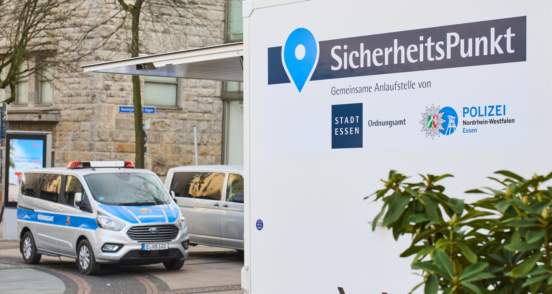 Hier steht der mobile SicherheitsPunkt