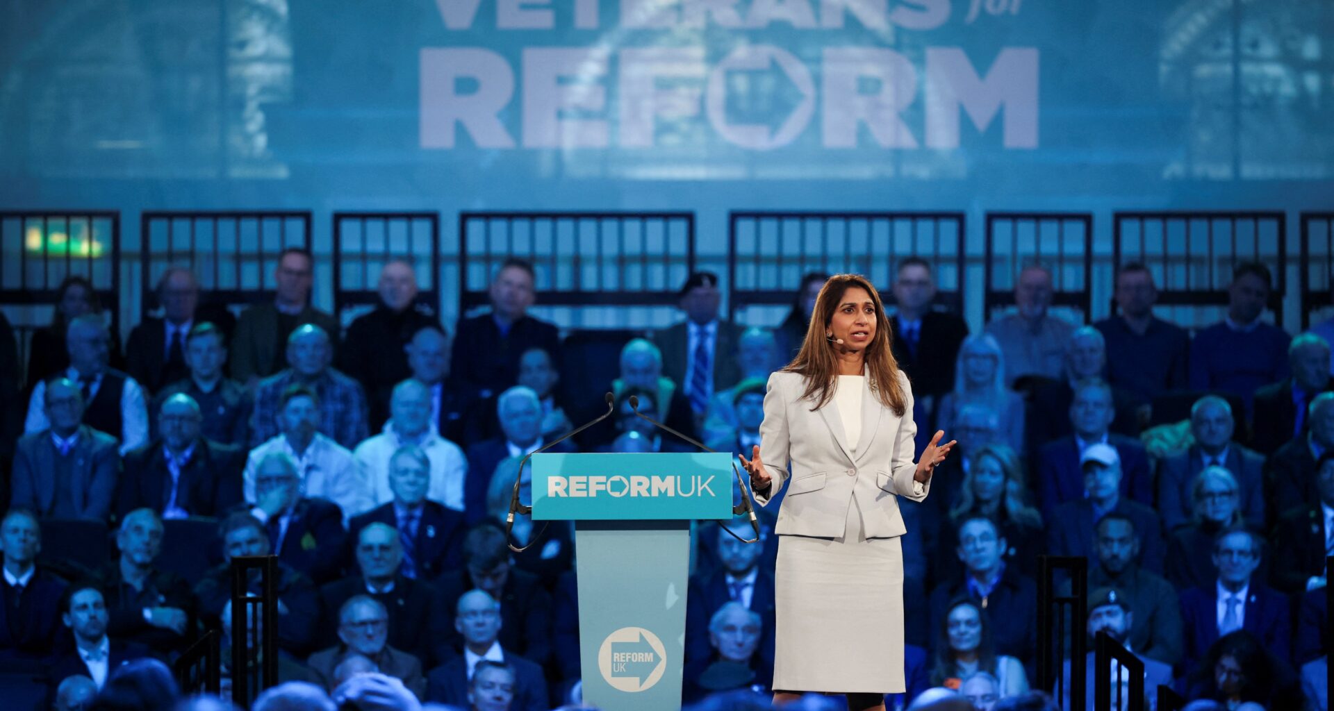 Rechtsgerichtete Reform UK gewinnt weitere konservative Überläuferin: Suella Braverman