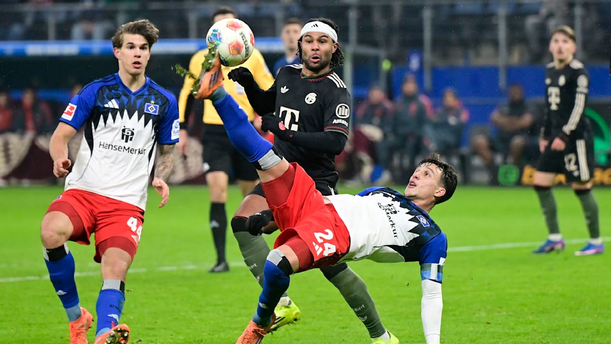 HSV - FC Bayern live: Hamburg zeigt sich unbeeindruckt – Vuskuvic kontert Bayerns Führung
