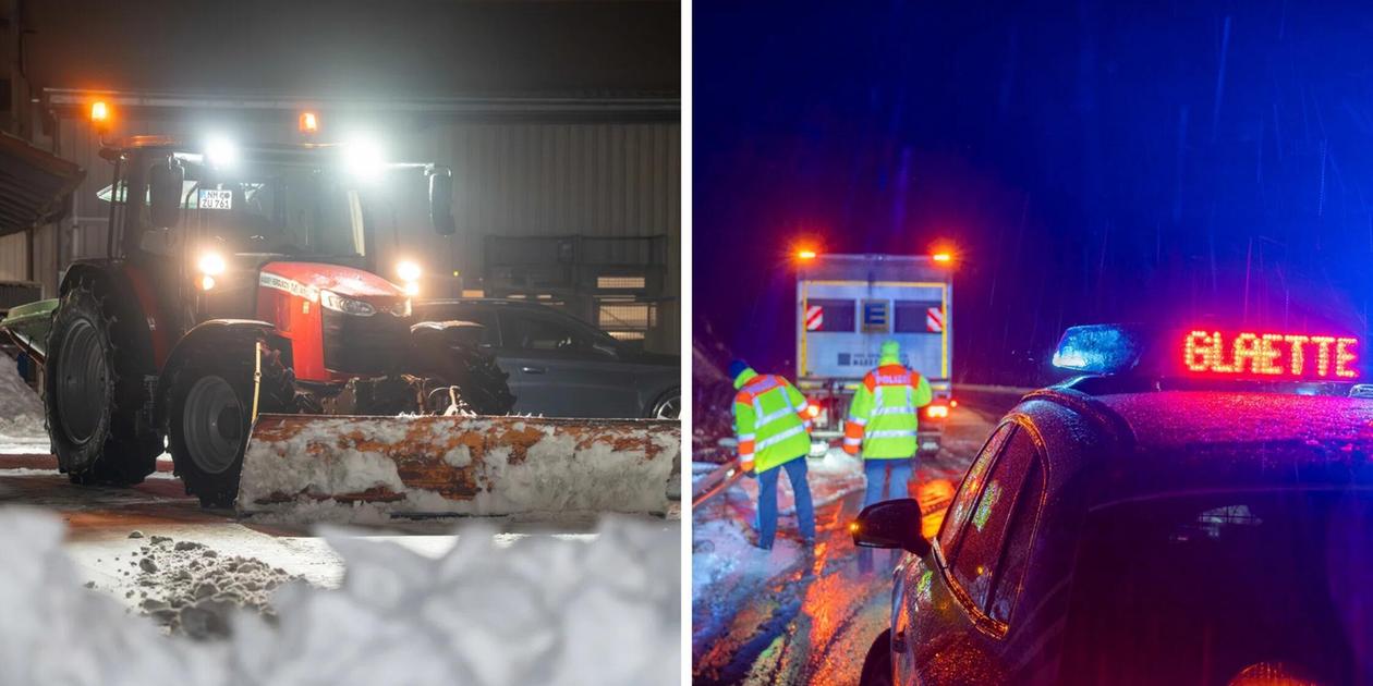 Winterdienst im Dauerstress: "Elli" trifft Flughafen Nürnberg