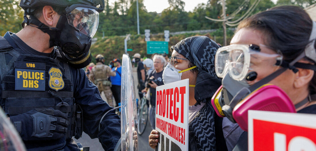 Trump verstärkt Inlandsterror, Tageszeitung junge Welt, 30.09.2025