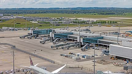 Flughafen München, MUC, EDDM, Terminal 1, Terminalerweiterung, Flughafenausbau Konzept für die Terminal-Erweiterung am Flughafen München MUC