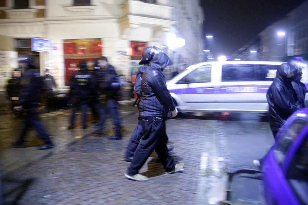 Überfall auf Connewitz am 11. Januar 2016. Foto: LZ