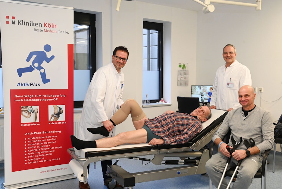 Krankenhaus Merheim entlässt Patienten mit neuen Gelenken bereits nach drei Tagen