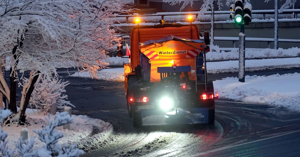 Verkehrslage hat sich trotz Schnee wieder entspannt