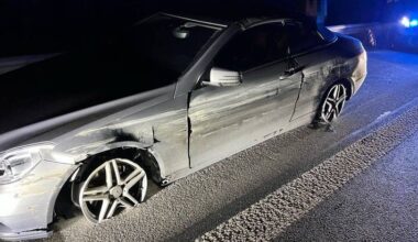 Unfallflucht mit Funkenflug auf der A2