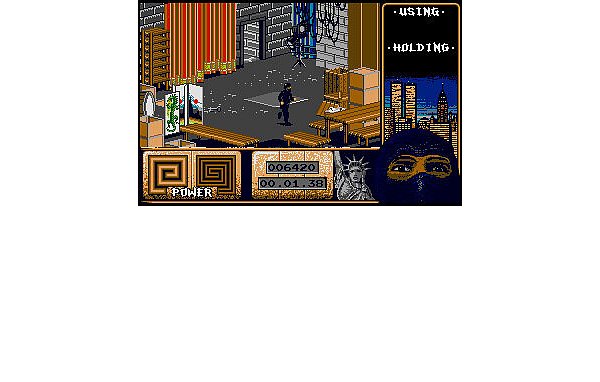Auf dem Amiga machte Armakuni ebenfalls eine gute Figur, echte Ninjas spielten aber auf dem C64. - © System 3