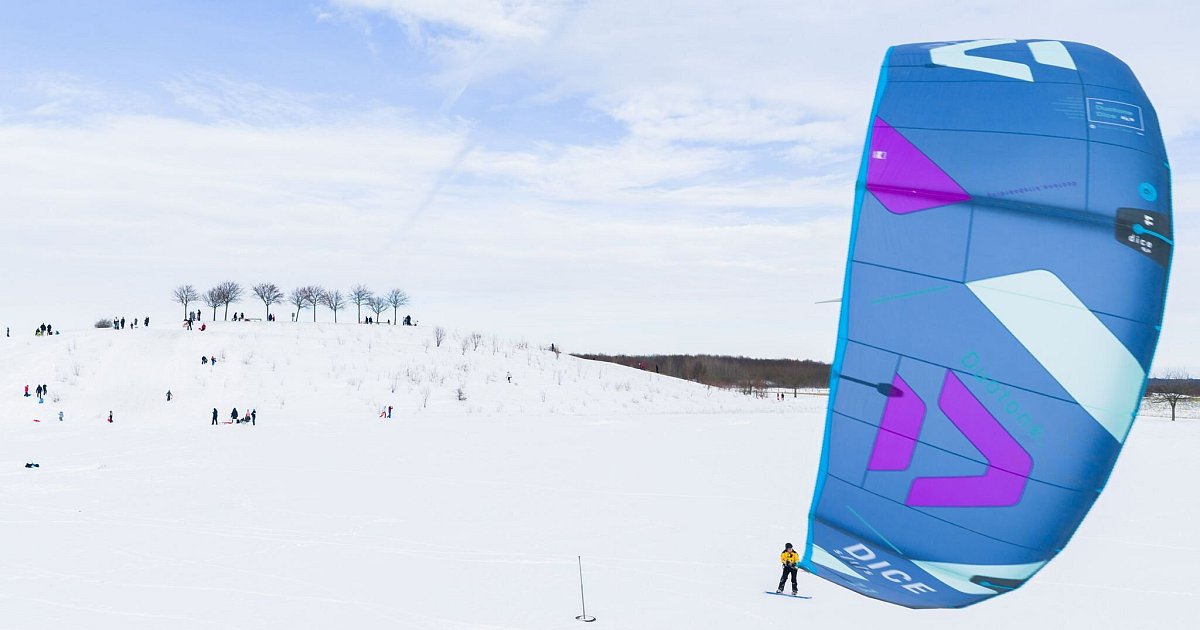 Mit Zugdrachen und Brett – Snowkiten in Hannover | Niedersachsen