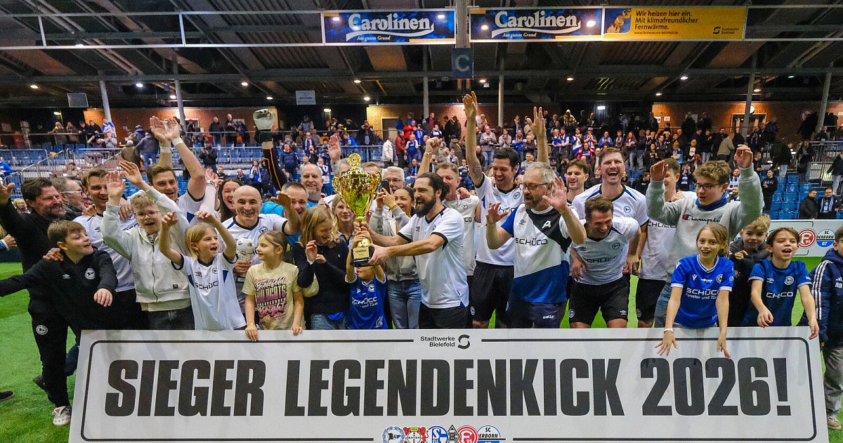 6:2 gegen Bayer Leverkusen – Arminia Bielefeld gewinnt erneut den Legendenkick | DSC Arminia Bielefeld