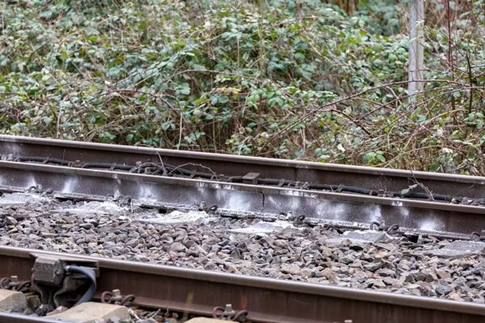 Eine Güterzuglok ist in Essen entgleist. Die Ermittler gehen von einer Straftat aus. - © Justin Brosch/dpa