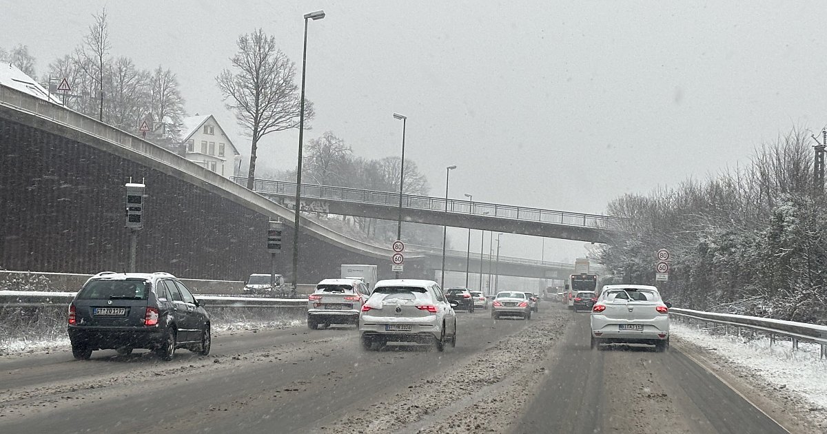 Schneefall: Bislang knapp 30 Unfälle auf Bielefelder Straßen
