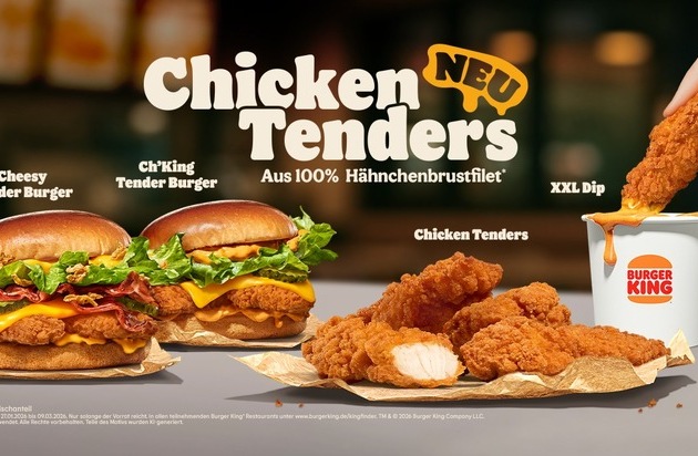 DIP. CRUNCH. MMMHHH! Die neuen Chicken Tenders mit XXL Dip / Burger King® Deutschland ...