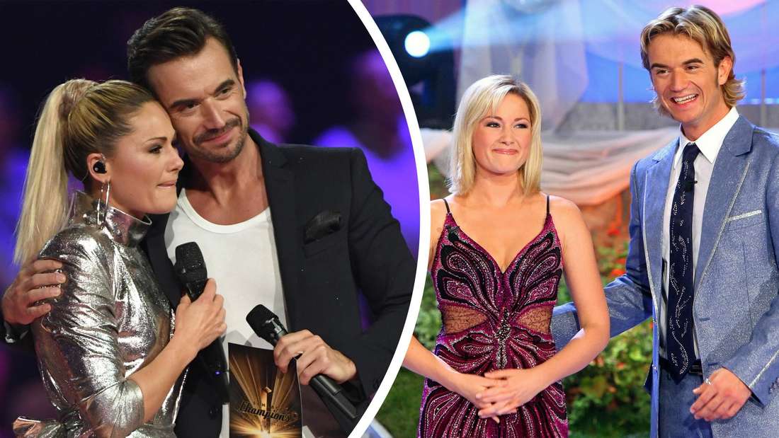 Die Schlagerstars Florian Silbereisen und Helene Fischer (Fotomontage)