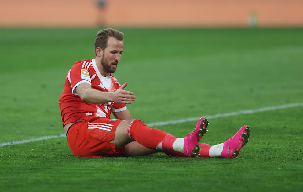 Harry Kane blieb an diesem Wochenende bei der Niederlage gegen Augsburg ohne eigenen Treffer