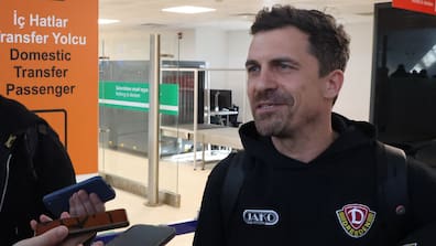 Dynamo-Trainer Thomas Stamm freut sich auf eine intensive Trainingswoche bei besserem Wetter als daheim.