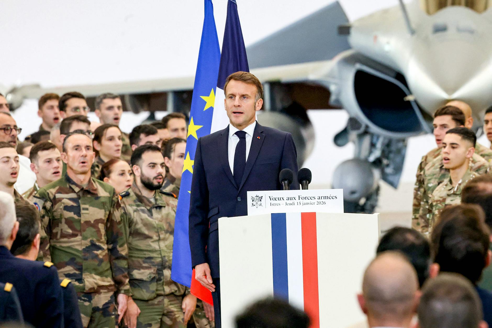 Frankreichs Präsident Macron warnt er vor „beispiellosen Konsequenzen“, sollte die US-Regierung versuchen, Grönland unter ihre Kontrolle zu bringen.