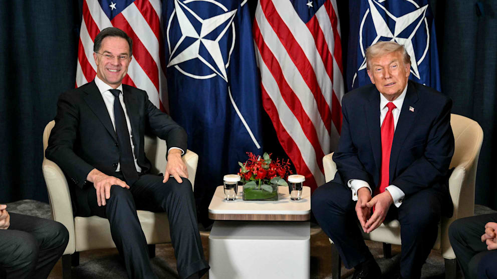 Zweifel an der Bündnistreue der europäischen Nato-Staaten? Das ließ Nato-Chef Mark Rutte bei seinem Davos-Gespräch mit Trump nicht auf sich sitzen