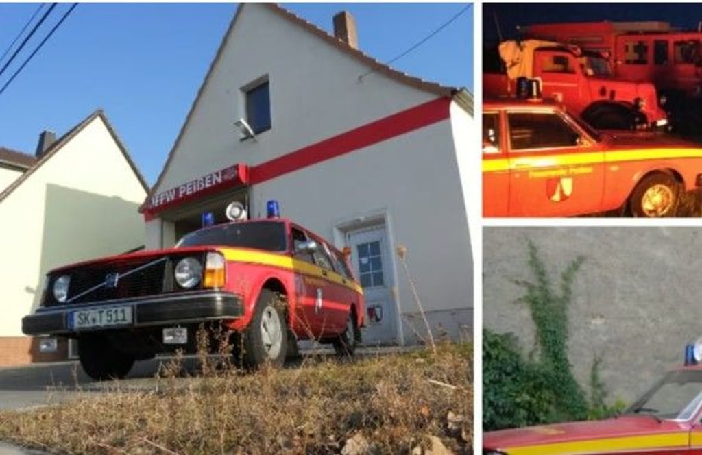 Mehrere Jahrzehnte war der Volvo für die Ortsfeuerwehr in Peißen im Dienst. 
