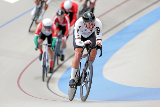 Ein Weltmeister im Velodrom: Moritz Augenstein