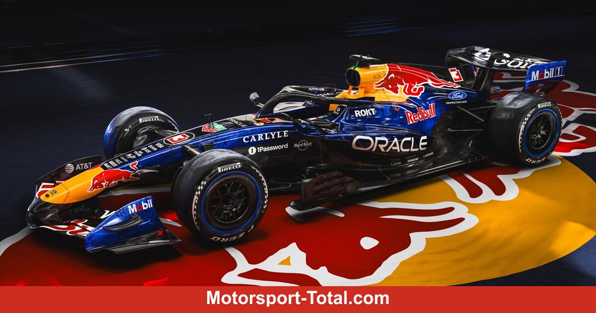So sieht der neue Red Bull für die Formel-1-Saison 2026 aus!