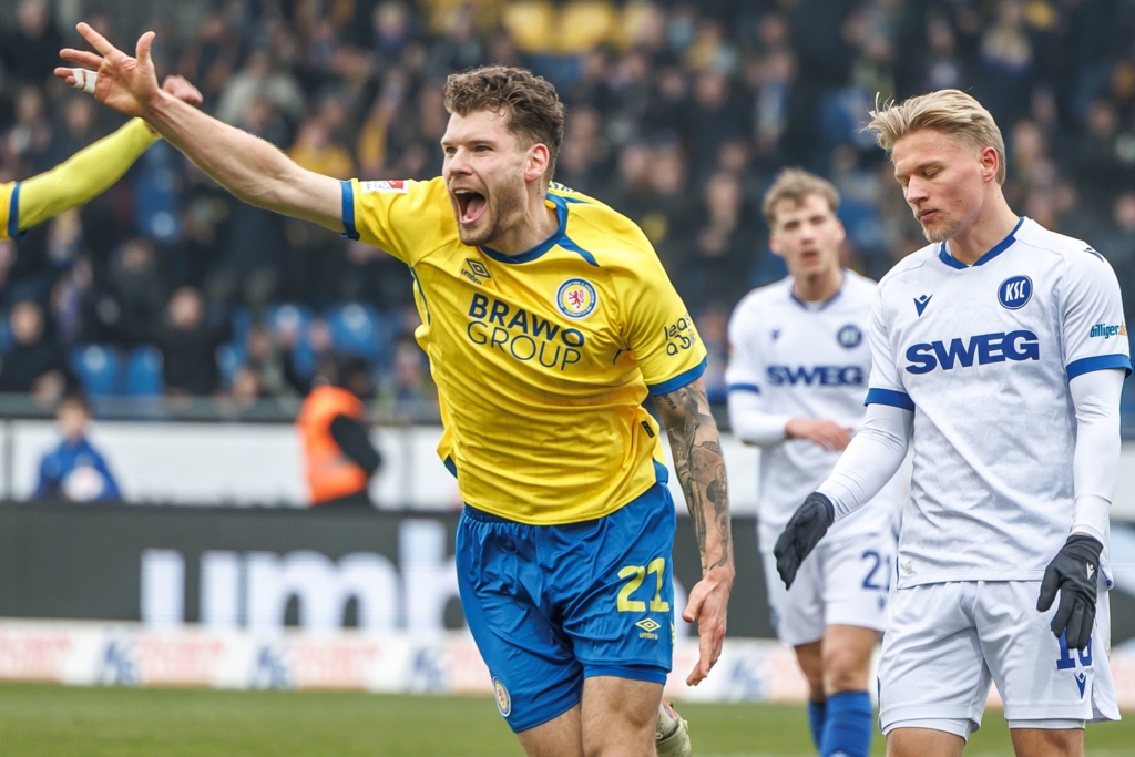 Auch ohne Kapitän: Braunschweig bezwingt Karlsruhe