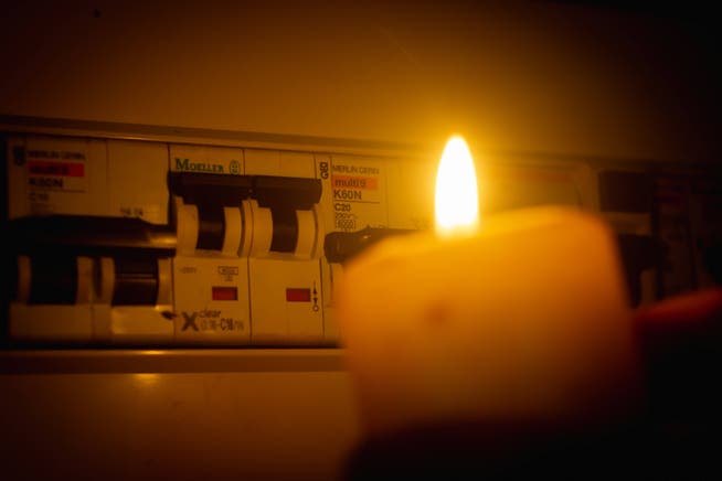 Kerzenlicht statt Strom.