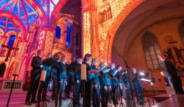 Dommusik hat jeden „Luminiscence“-Abend live begleitet