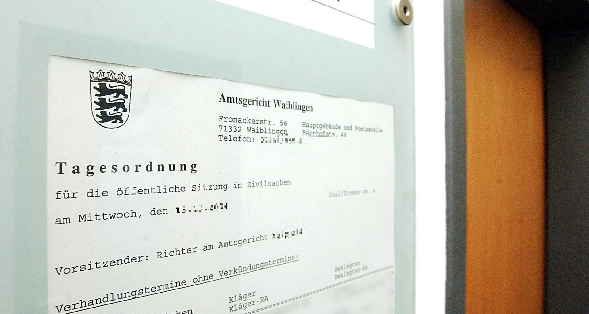 Amtsgericht Waiblingen: Skurrile Fälle, die 2025 in Erinnerung geblieben sind - Nachrichten aus Waiblingen