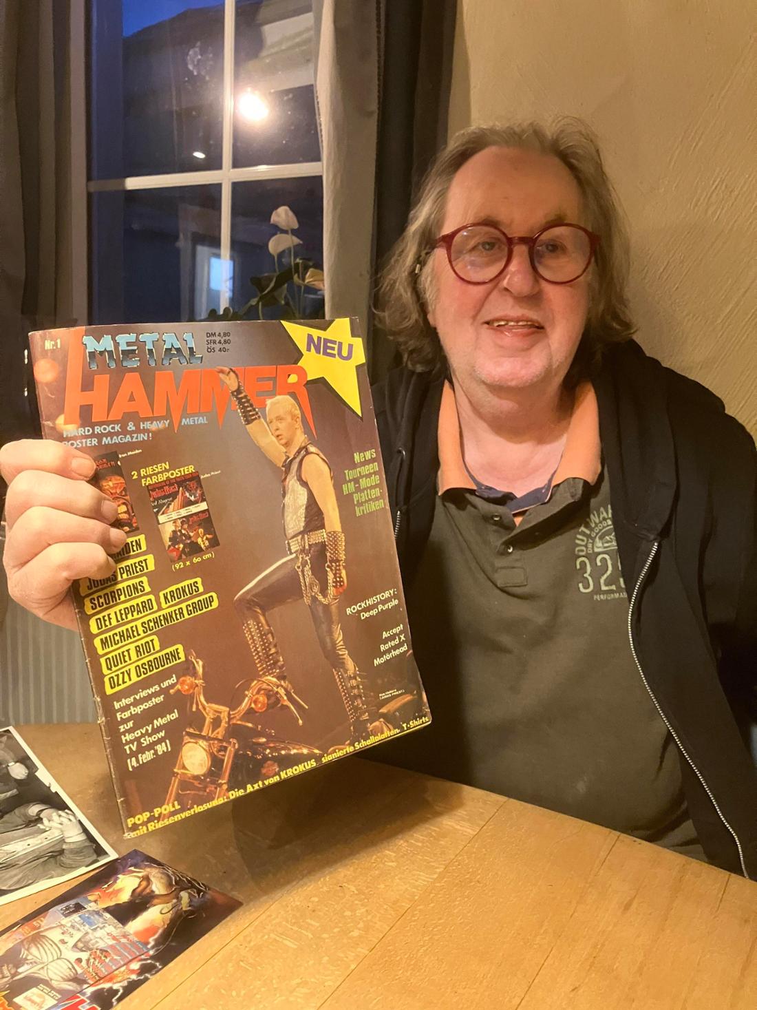Jürgen Wigginghaus schrieb nicht nur als Herausgeber des Magazins „Metal Hammer“ aktiv an der internationalen Musikgeschichte mit. 