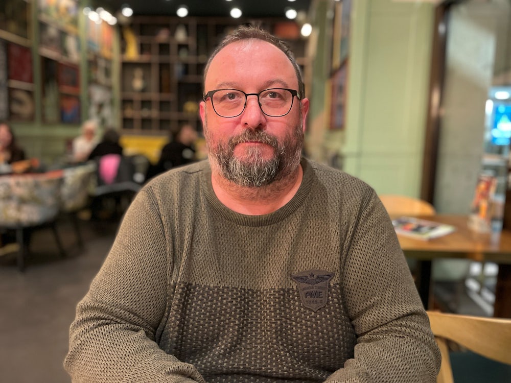 Stefan Lenz, Aktivist und Mitbegründer des FC Mainaustraße.