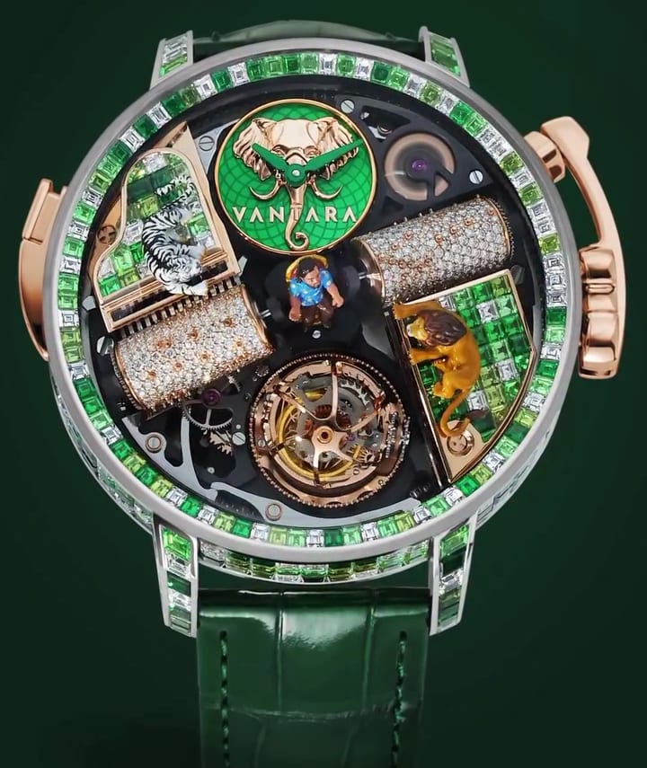 Die „Opera Vantara Green Camo“ würdigt Milliardärs-Spross Anant Ambani und sein Engagement für den Wildpark Vantara in Indien