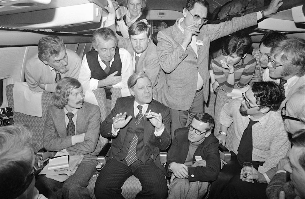 Die Zigarette an Bord wusste auch der damalige Bundeskanzler Helmut Schmidt im Jahr 1977 zu schätzen