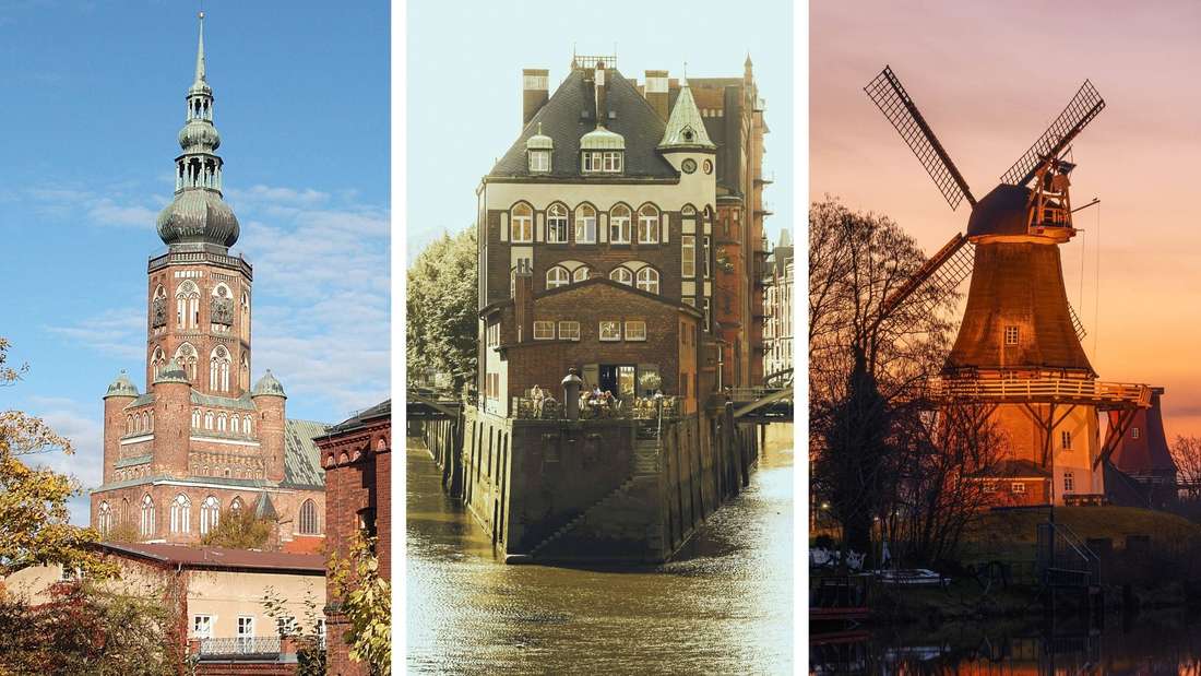 Viele schöne Gebäude aus Norddeutschland