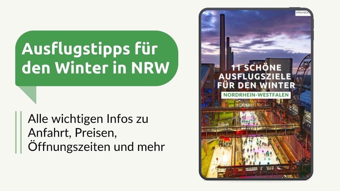 Die erste Seite des Ausflugsmagazins „Winter in NRW“.