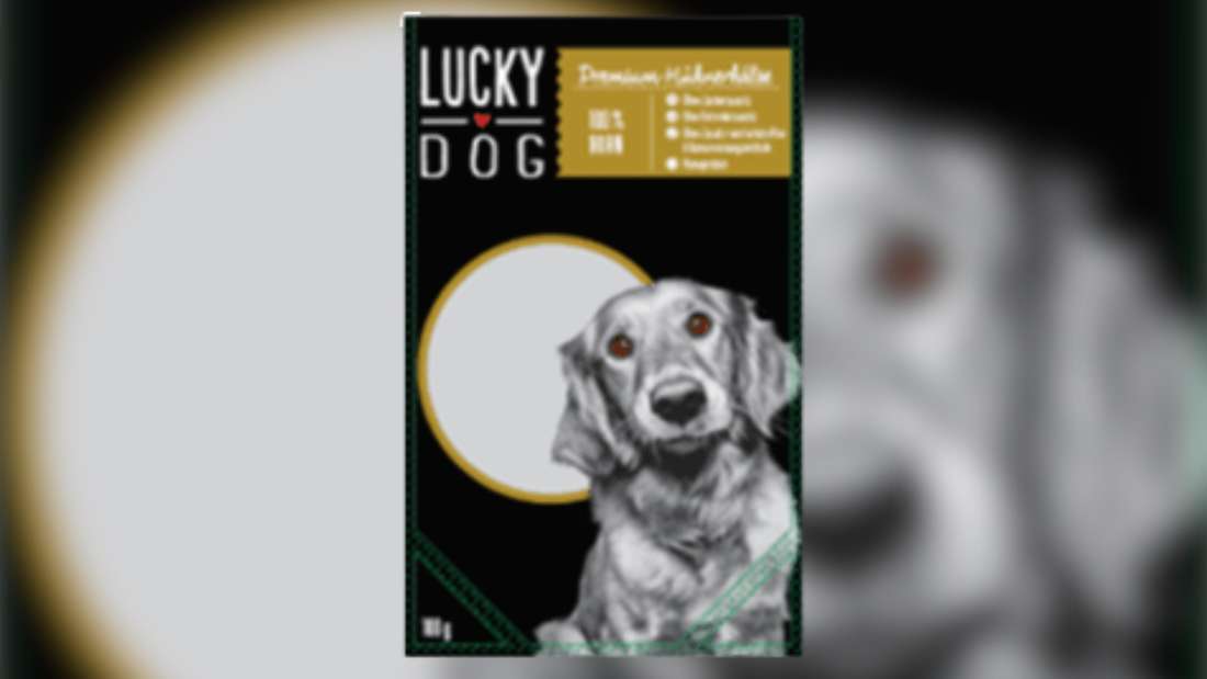 Zurückgerufener Snack für Hunde.