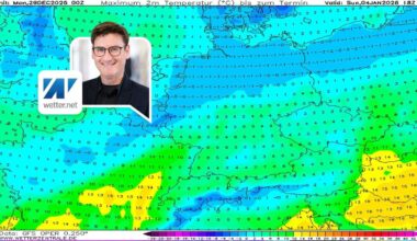 Deutschland droht Winterchaos am ersten Januar-Wochenende