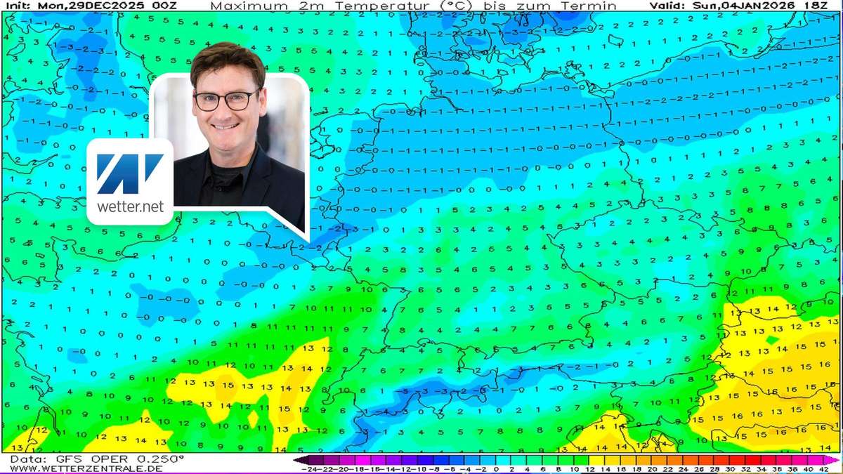 Deutschland droht Winterchaos am ersten Januar-Wochenende