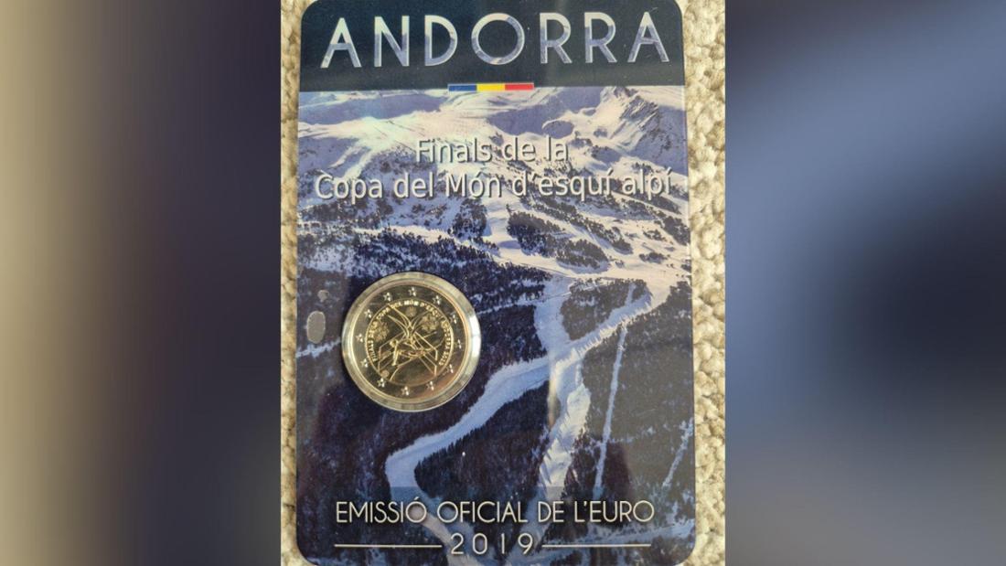 Die Münze war gar nicht als Zahlungsmittel bestimmt, sondern wurde in solchen Coincards ausgegeben