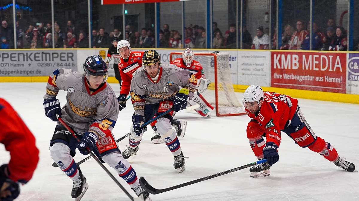 Hammer Eisbären starten nach kurzer Pause in Halle ins neue Jahr