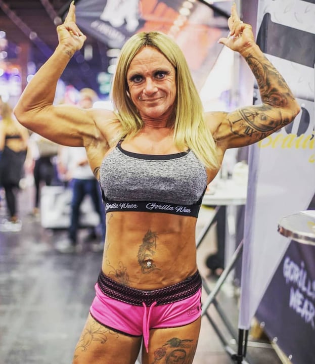 Caro Robens war im Bodybuilding sehr aktiv.