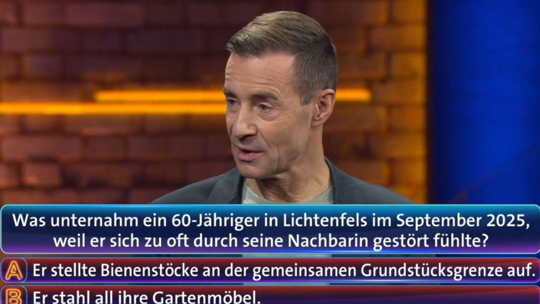 Als es ums fränkische Lichtenfels ging, lag Kai Pflaume absolut daneben.